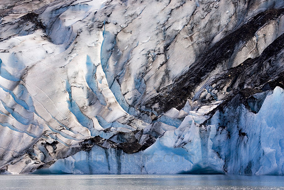 Colony Glacier face