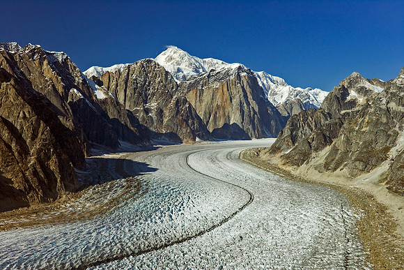 Denali over the Ruth Gorge